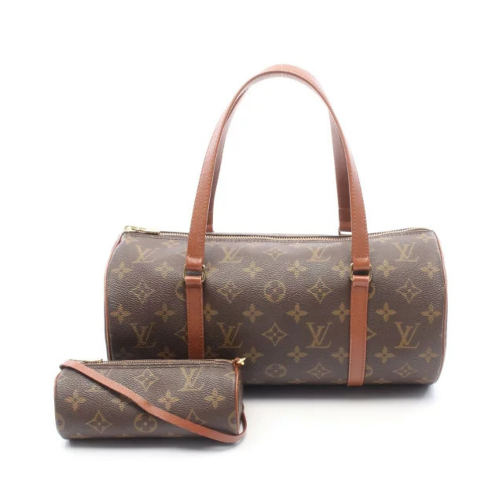 Louis Vuitton Papillon Monogram handbag canvas leather brown